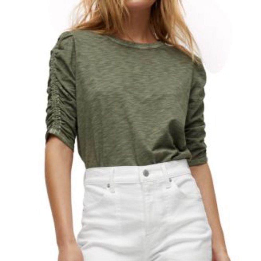 White House Black Market Olive Top